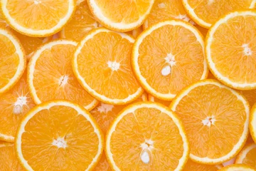 Fototapete Obstscheiben Orangen