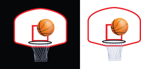 basketball hoop and ball © barneyboogles