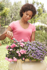 Young Woman Gardening