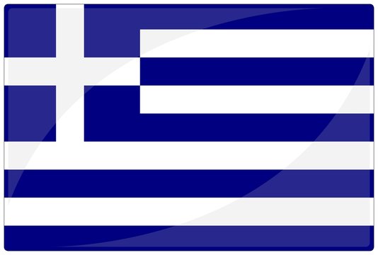 Fototapeta drapeau glassy grèce greece flag