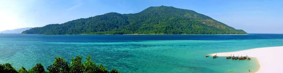 Panoramic view of Kho Adang island, Andaman sea