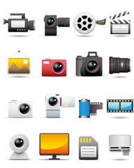 Photo, Video, Film Icons -- Premium Series