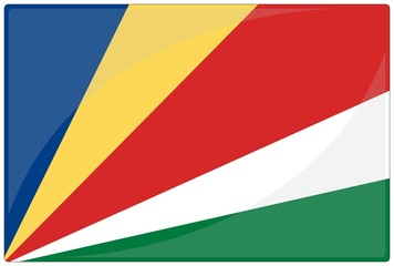 drapeau glassy seychelles flag