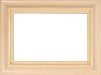 Wooden photo frame (with empty space for text or picture)
