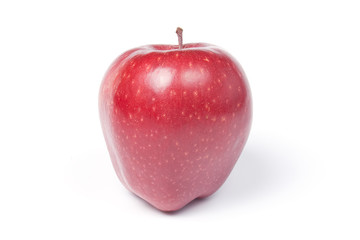 Red sweet apple, isolated on white