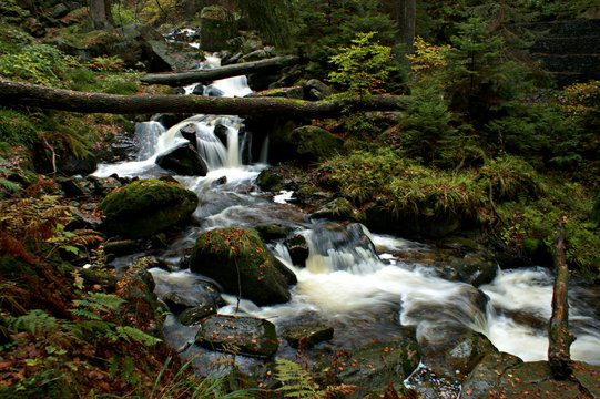 Das Ilsetal im Herbst am Brocken