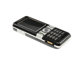 Cell phone isolated with clipping path