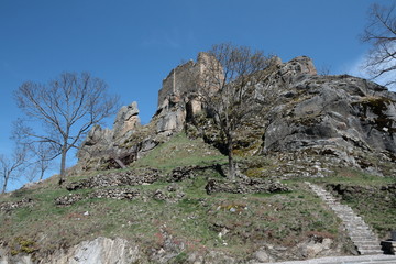 Fototapeta na wymiar Chateau de Quérigut,Ariège
