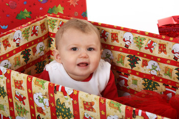 Baby in Kiste