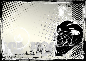 Naklejka premium ice hockey grenge background