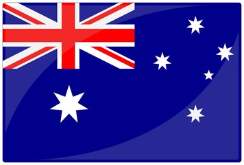 drapeau glassy australie australia flag