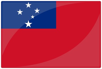 drapeau glassy samoa flag
