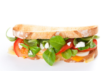 tasty lamb sandwich