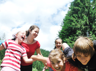 child group outdoor