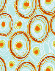 Orbits - seamless pattern