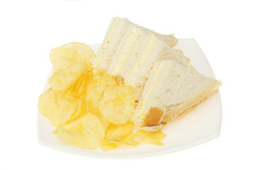 Sanwhiches and crisps