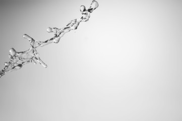 beautiful  water splash freeze