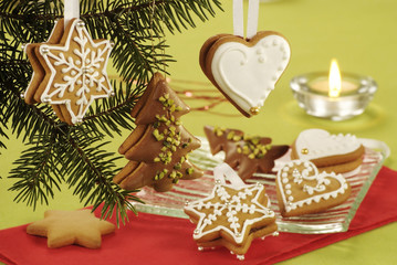 Christmas gingerbread  cookies