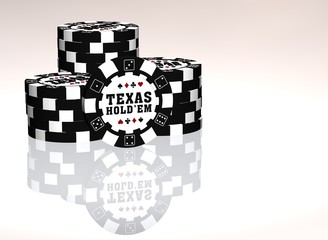 Chipstapel Texas Hold'em