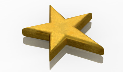 Obraz premium Goldener Stern horizontal