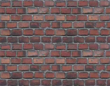 Klinker Stein Mauer Endlos Muster