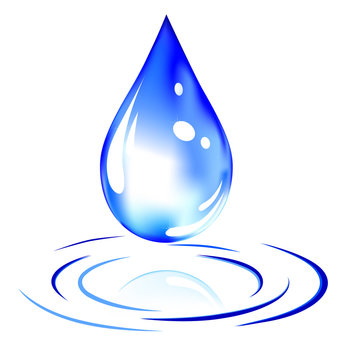 vector of water drop
