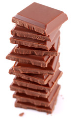 chocolate bars stack