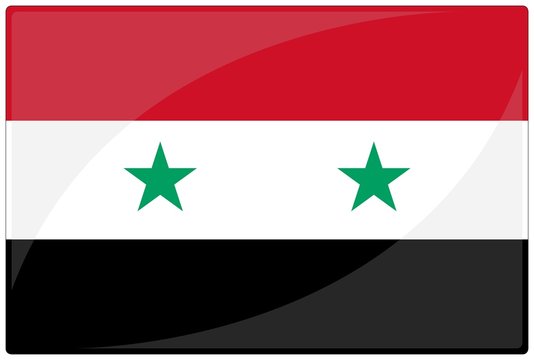 drapeau glassy syrie syria flag