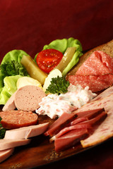 Gemischte Wurstplatte