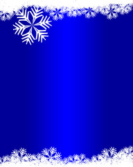 Fototapeta na wymiar Snowflakes on a winter background