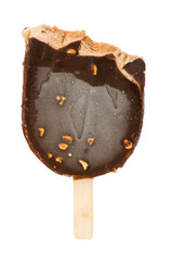 Ice cream isolated on the white background