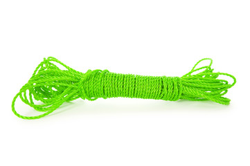 Rope skein isolated on the white background