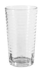 Empty glass. Clipping path