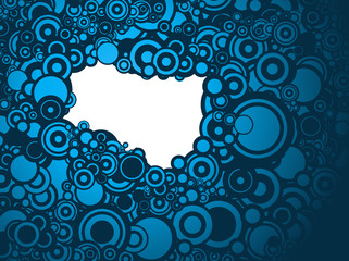 Background made from circles