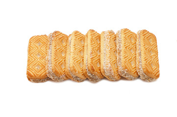 Cookies isolated on white background