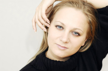 Fototapeta premium face of beautiful woman