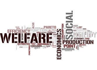 Welfare tag cloud