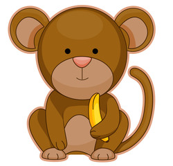 Monkey with Banana