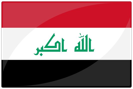 drapeau glassy irak iraq flag