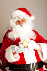 Coffee time for Santa Claus