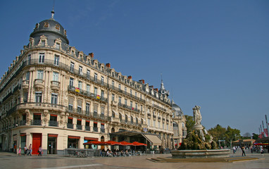 Fototapeta na wymiar Place de la Comédie, Montpellier
