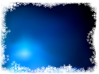 Obraz na płótnie Canvas Winter background with frozen window