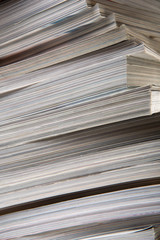 Old thick magazines.