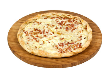 Flammkuchen, freigestellt