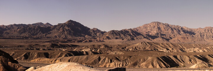 panoramic view of death valley national park