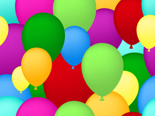 seamless balloons background