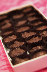 Box of chocolate candy