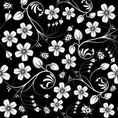 Flower seamless pattern