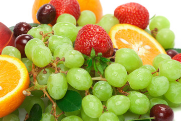 Still-life of fresh fruit