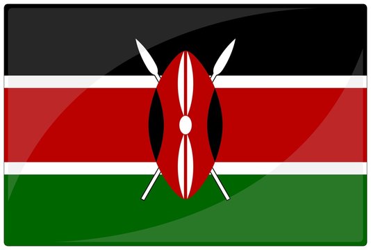 drapeau glassy kenya flag